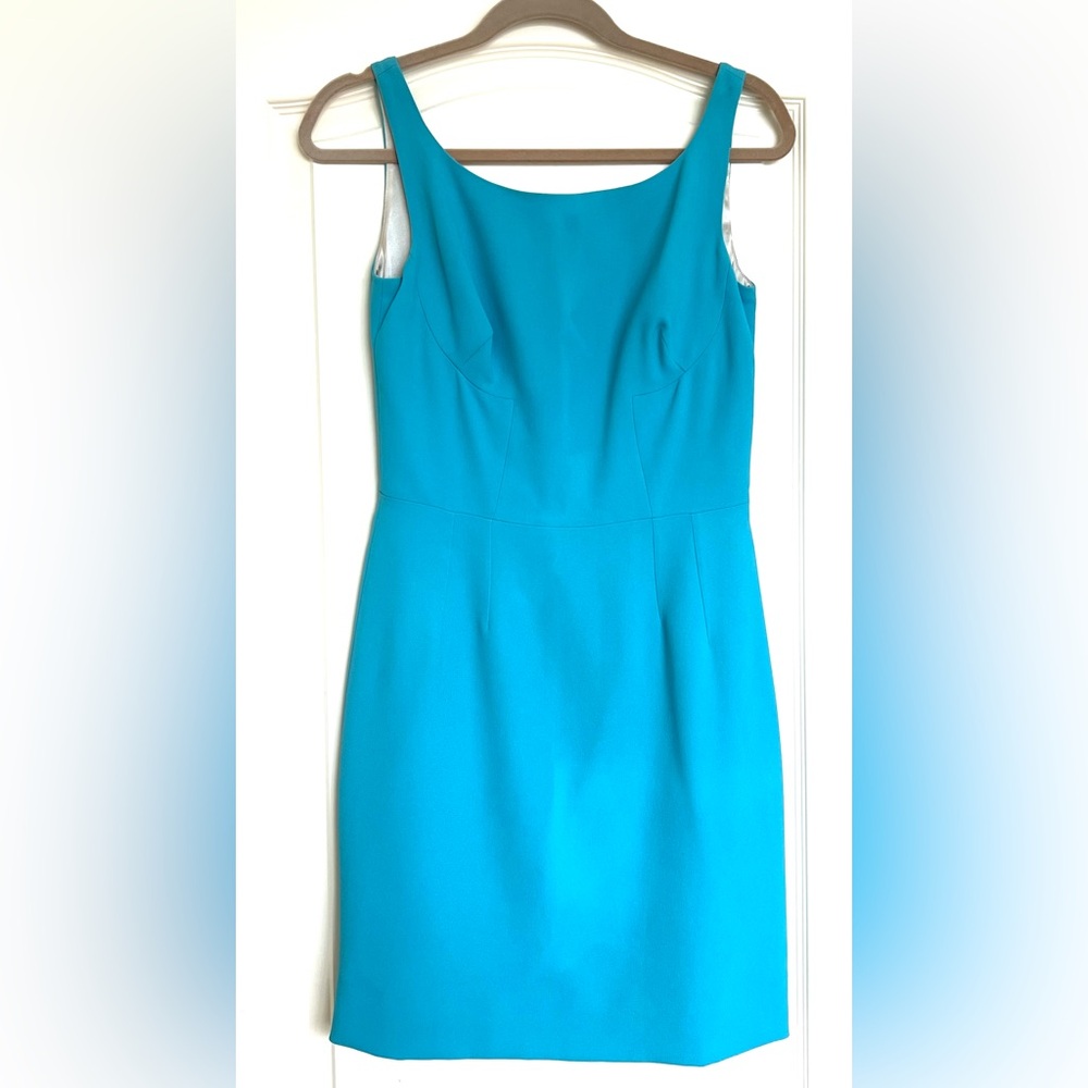 Dolce & Gabbana Blue Sheath Mini Dress